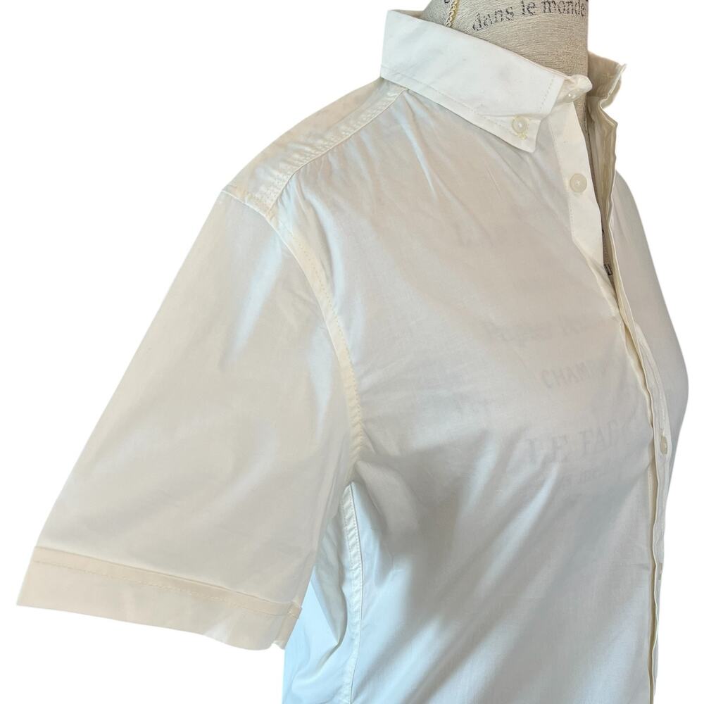 Alexander Julian Men’s Cream Button Down Shirt Size Small NWT Stretch Cotton - Picture 8 of 8